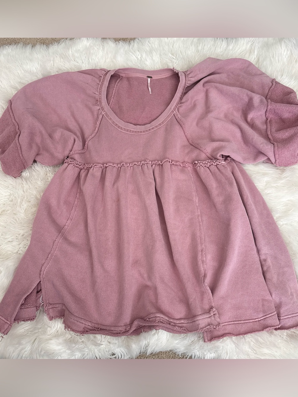 Free People Puff-Sleeve Babydoll dress